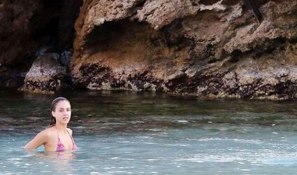 Jessica Alba Beach