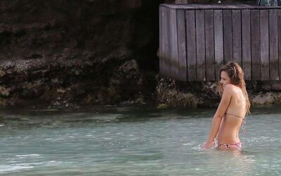Jessica Alba Beach