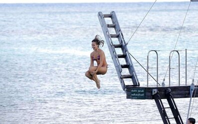 Jessica Alba Beach