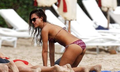 Jessica Alba Beach