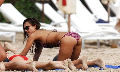 Jessica Alba Beach