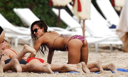 Jessica Alba Beach