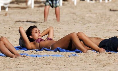 Jessica Alba Beach