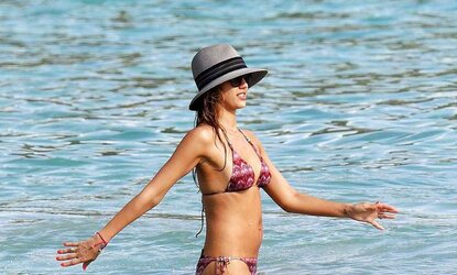 Jessica Alba Beach