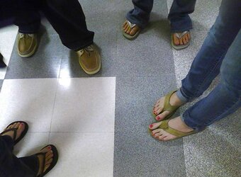 Gorgeous Soles and toes of some of my mates :)