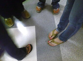 Gorgeous Soles and toes of some of my mates :)