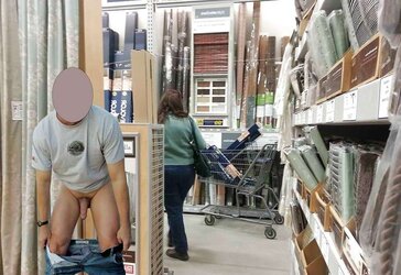 Public nakedness in various places