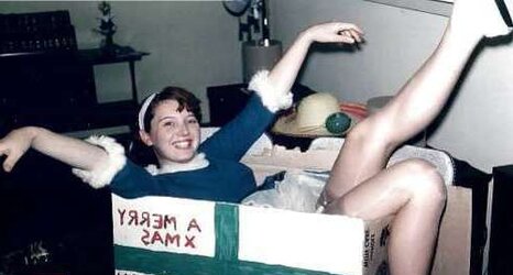 Stocking tops shown by accidents