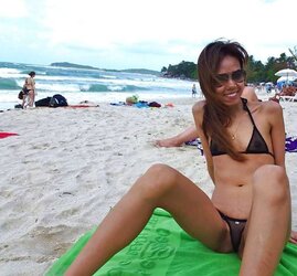 Thin Little Titted Balinese Flasher