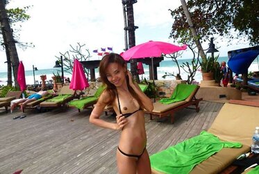 Thin Little Titted Balinese Flasher