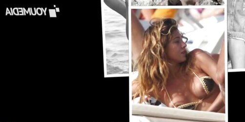 Celebrities bare-breasted