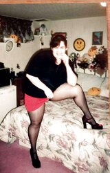 Mature-chubby dressed honeys showcasing their uber-sexy gams