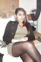 Mature-chubby dressed honeys showcasing their uber-sexy gams