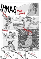 TESTOSTERONE - A TRAGEDY.third cartoon by chris ingres:) .