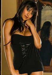 Fat boobed indian in evening sundress and highheels