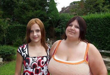 Mom clothed with ample knockers.
