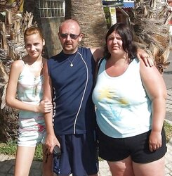 Mom clothed with ample knockers.