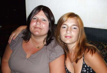 Mom clothed with ample knockers.
