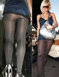 Paris Hilton in Tights