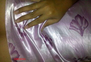 Nightie satin bang-out