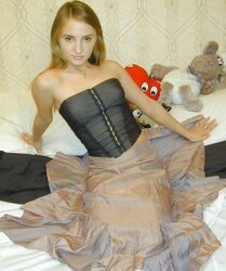 Stunner Olga, yesterday Schoolgirl