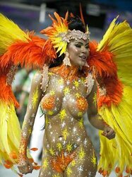 Brazilian carnival ladies