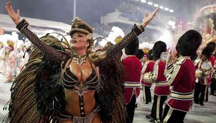 Brazilian carnival ladies