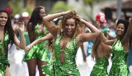 Brazilian carnival ladies