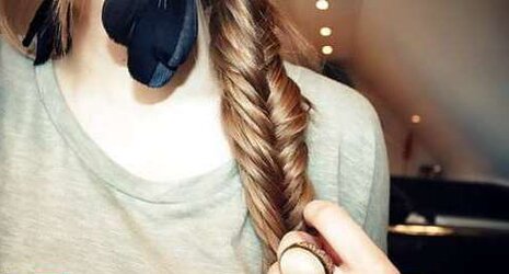 Hair and lips