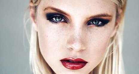 Hair and lips