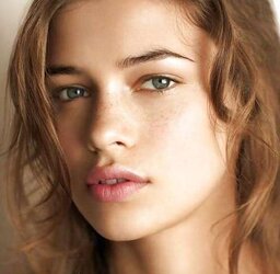 Hair and lips