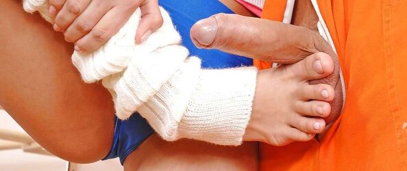 Ballerina footjob