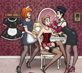 Female Dom and feminization