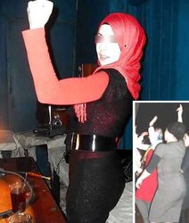 Dancing-hijab niqab jilbab arab turbanli tudung pakimallu(two