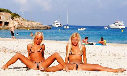 Warm swimsuit combine