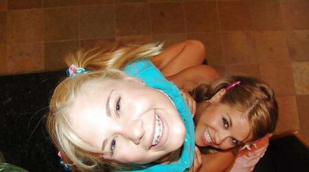 Little Summer, Nasty Topanga and Kimmie - On the counter