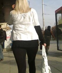 Street slimy ARSE inexperienced voyeur