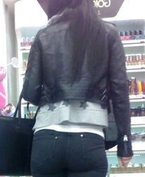 Street slimy ARSE inexperienced voyeur