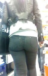 Street slimy ARSE inexperienced voyeur