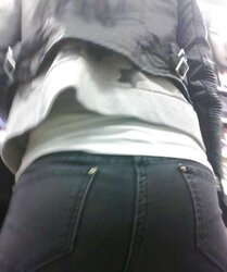 Street slimy ARSE inexperienced voyeur