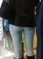 Street slimy ARSE inexperienced voyeur