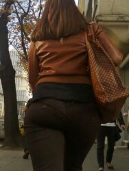 Street slimy ARSE inexperienced voyeur