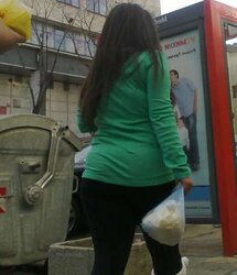 Street slimy ARSE inexperienced voyeur