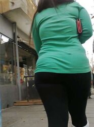Street slimy ARSE inexperienced voyeur