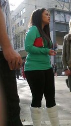Street slimy ARSE inexperienced voyeur