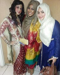 Mingled Hijabi Super-Hot Cooters