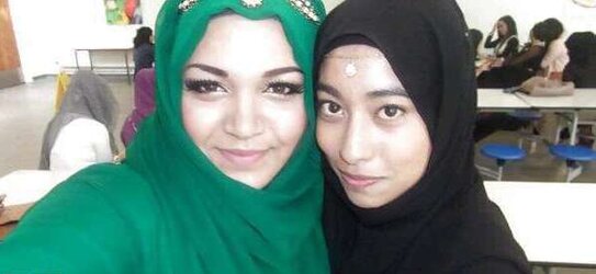 Mingled Hijabi Super-Hot Cooters