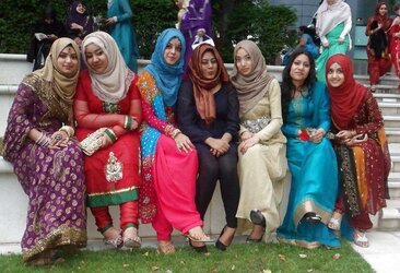Mingled Hijabi Super-Hot Cooters