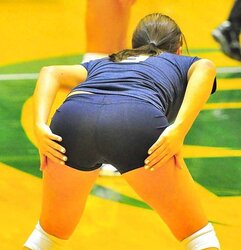 Sweetest volleyball culo ever