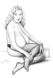 Bazongas massive titties art by Kovik
